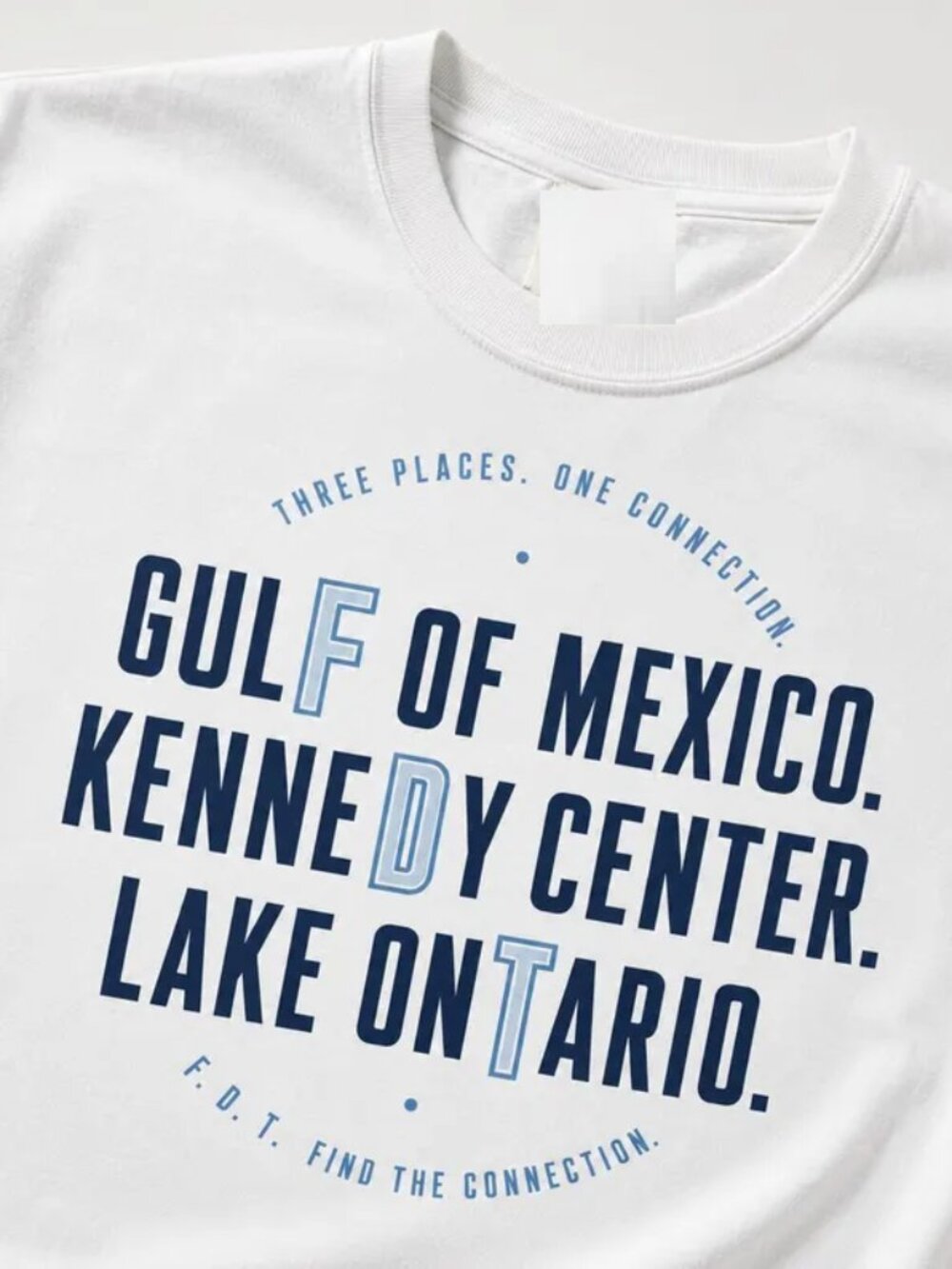 Gulf of Mexico Kennedy Center Lake Ontario T-Shirt, Travel Graphic Tee,